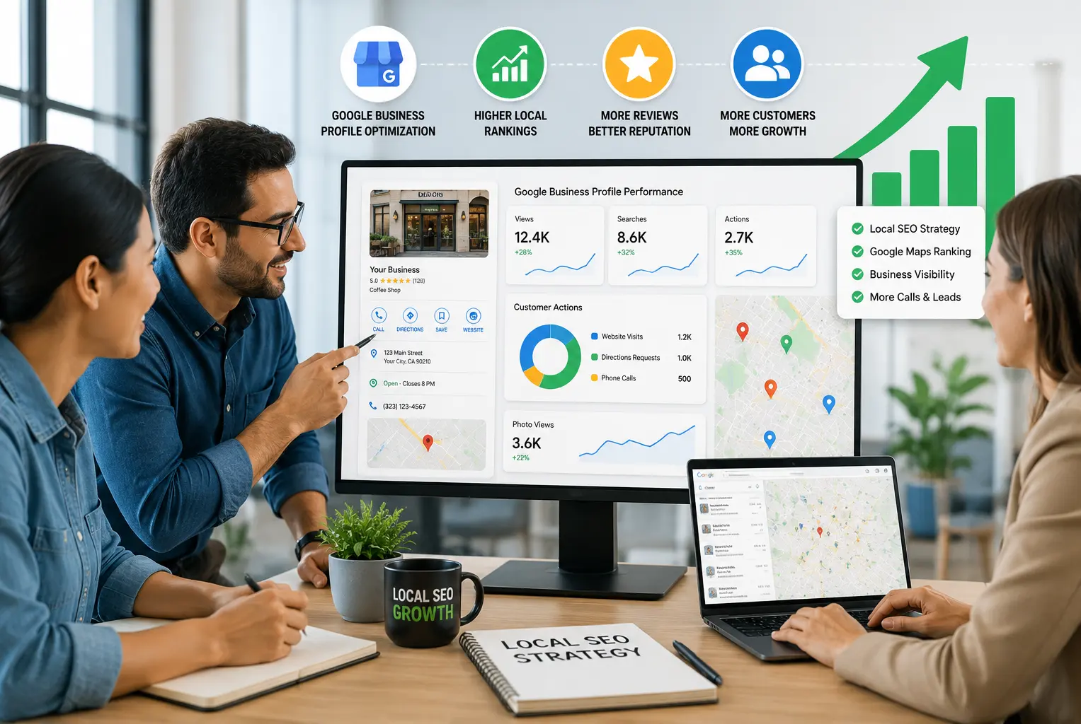 best local SEO company helping businesses improve Google Business Profile rankings