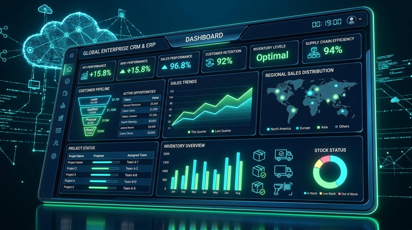 CRM and ERP software development